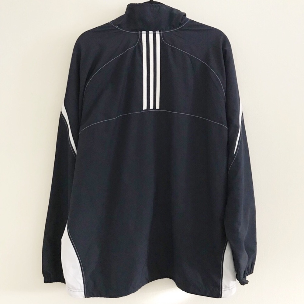 adidas Black and White Performance Zip Jacket - Picture 4 of 4